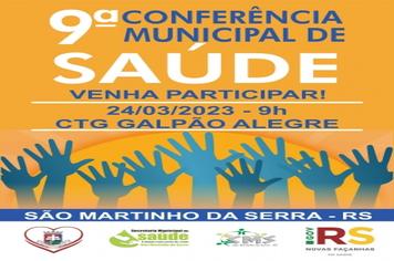 9ª Conferência Municipal de Saúde