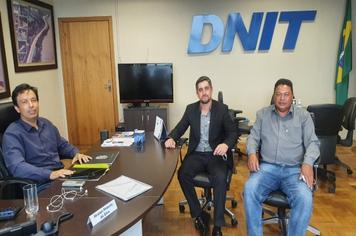 Prefeito vai ao DNIT pedir melhorias no acesso ao município pela BR-158.