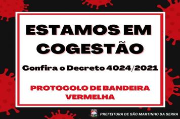 São Martinho da Serra está em cogestão!