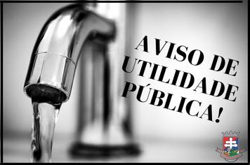 UTILIDADE PÚBLICA -
Abastecimento de água