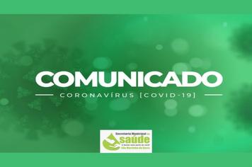 Boletim atualizado Covid-19 no município