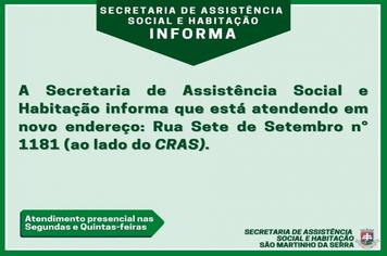 Secretaria de Assistência Social e Habitação