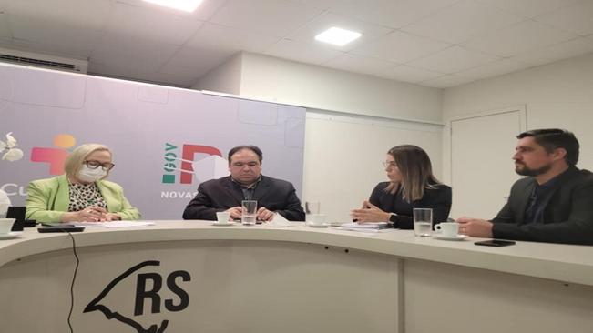 Com objetivo de dar encaminhamento dos projetos e demandas para o município é que o prefeito Robson Trindade esteve ontem na Capital dos Gaúchos